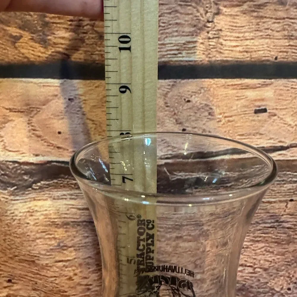 Dick's Last Resort Hurricane Glass San Antonio TX Souvenir Drinkware